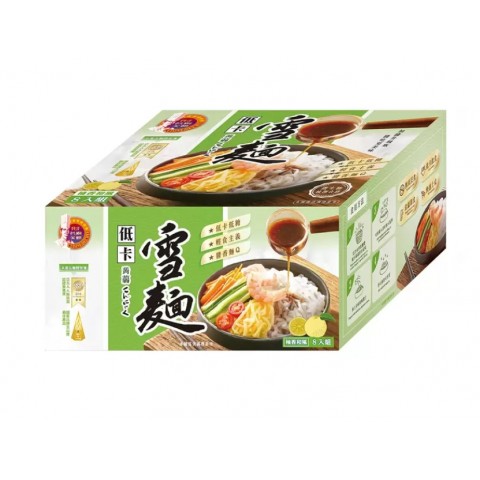 名廚美饌 柚香和風低卡蒟蒻雪麵 360公克 X 8入組