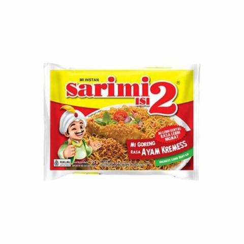 sarimi 雞肉風味脆片雙倍麵炒麵(125g)-AS024